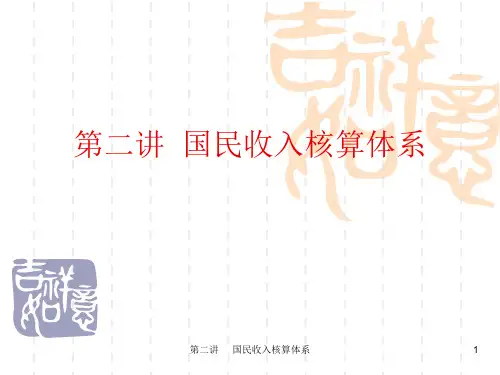 国民收入核算体系(ppt 55页)