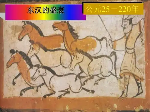 东汉的盛衰 PPT课件 华东师大版