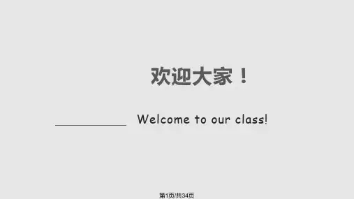 酒店基础英语培训PPT课件