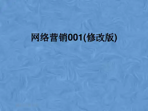 网络营销001(修改版)
