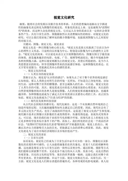 视觉文化研究