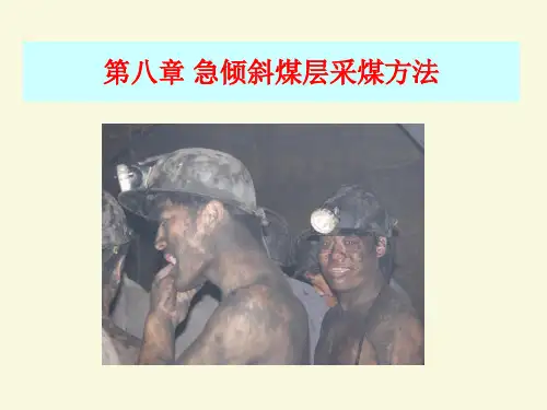 第八章-急倾斜煤层采煤方法