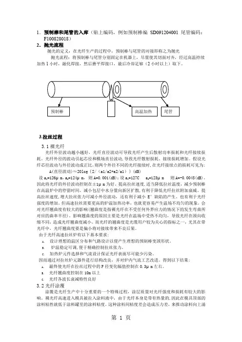 光纤生产流程图word资料6页