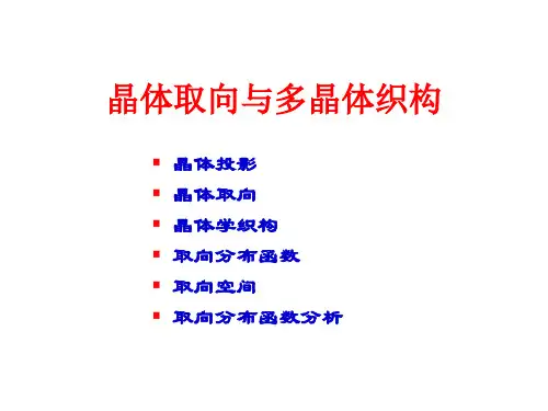 织构分析