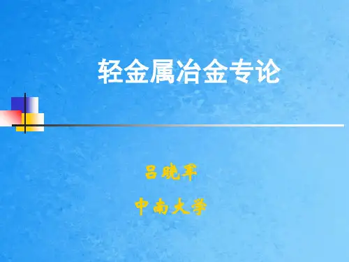 铝电解原理中南ppt课件