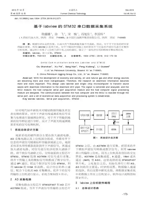 基于labview的stm32串口数据采集系统