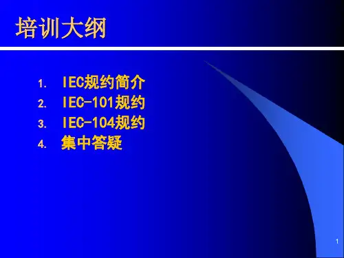 精选IEC101104规约入门培训教材
