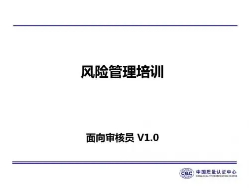 模块1 风险管理概述