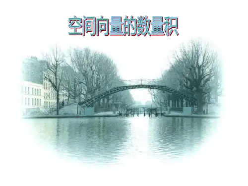 空间向量数量积