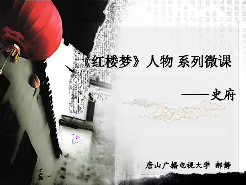 红楼梦人物史府PPT课件