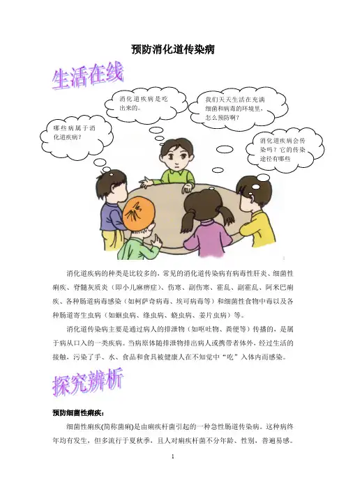 预防消化道传染病