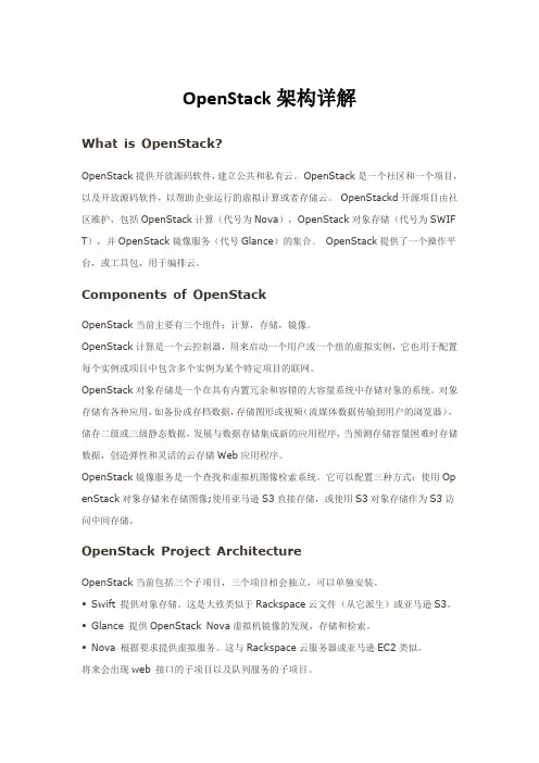 OpenStack架构详解