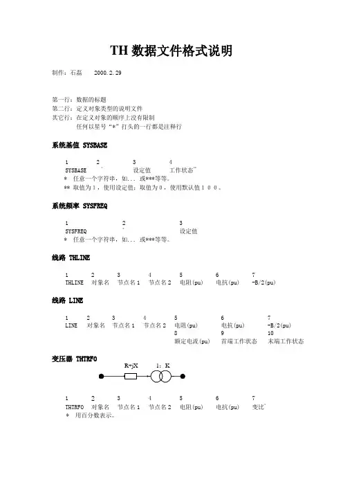 BPA数据格式说明