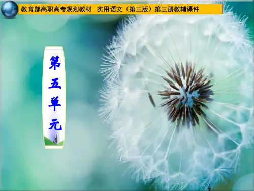 实用语文 5-2第五单元《以沙漠为背景的人与狼》 教学课件PPT