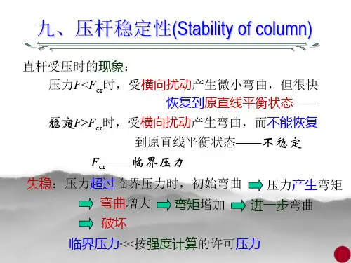 材料力学课件(压杆稳定性)