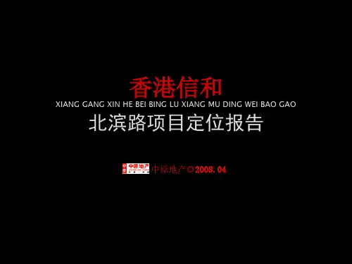 2008香港信和 重庆北滨路项目定位报告94p
