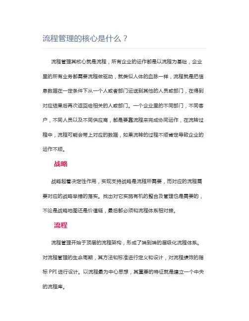 【流程管理】流程管理的核心是什么