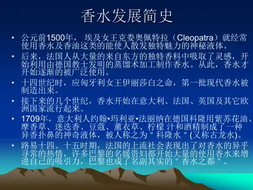 香水基础知识