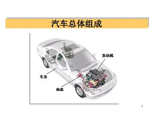 汽车基本结构及工作原理ppt课件