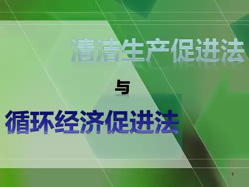 清洁生产与循环经济