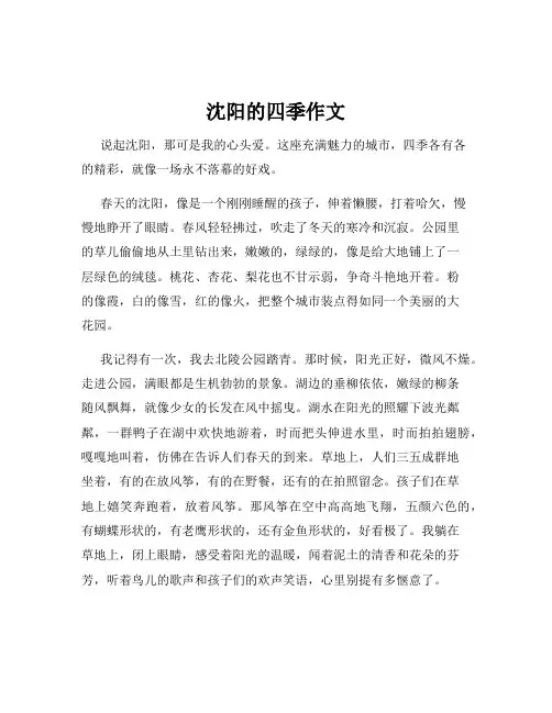 沈阳的四季作文