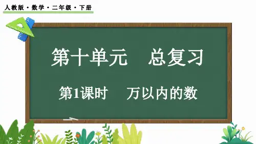 小学二年级数学下册教学课件《万以内的数》