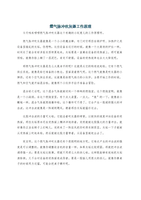 燃气脉冲吹灰器工作原理