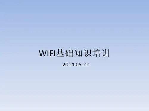Wi-Fi training