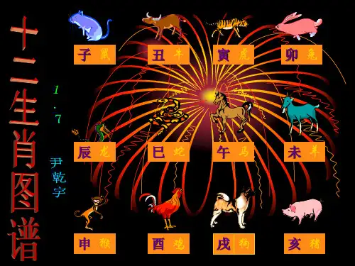 十二生肖图谱