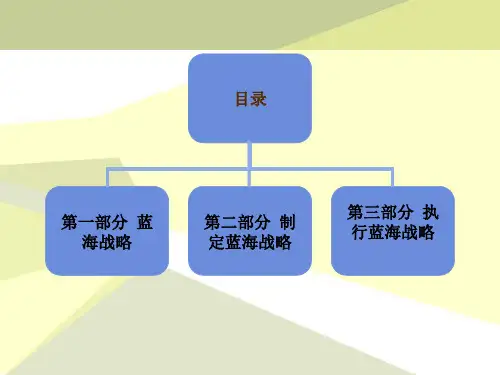 蓝海战略读书笔记