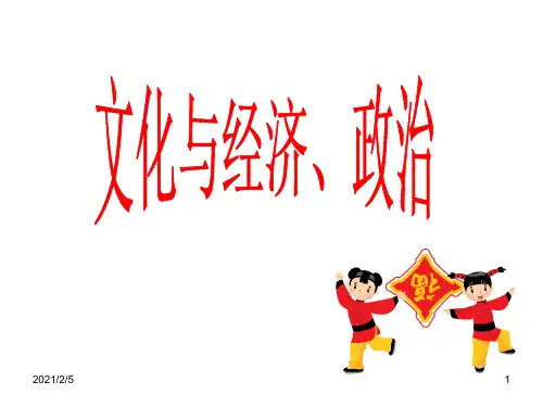文化与经济政治 ppt课件
