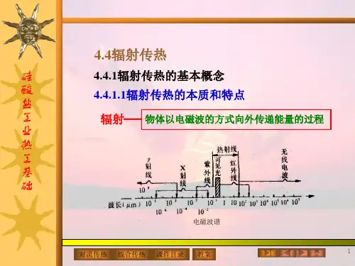 硅酸盐工业热工基础之--4.4(国)辐射传热