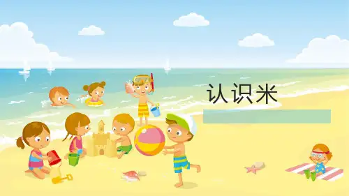 人教版小学数学二年级上册第一单元3《认识米》课件PPT