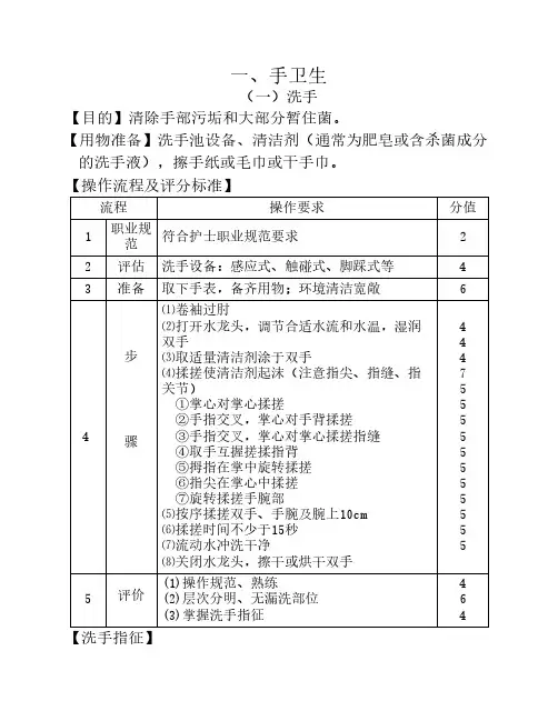 护理技术操作规范(完整版)