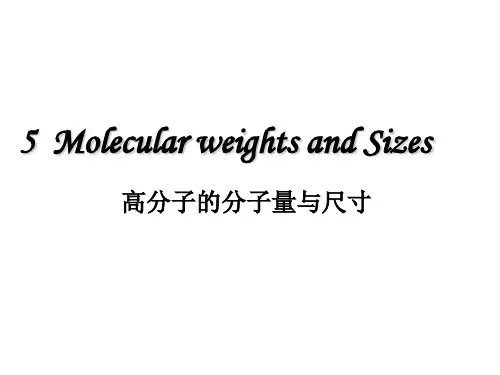 5 高分子分子量与尺寸