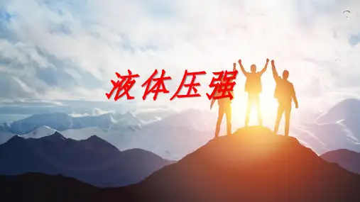9.2 液体的压强— 人教版八年级物理下册复习课件 (共20张PPT)