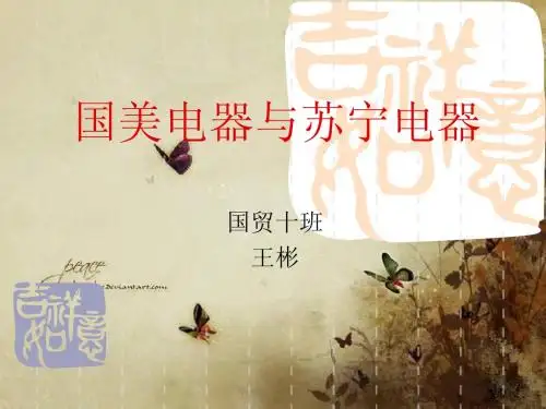 国美电器与苏宁电器分析