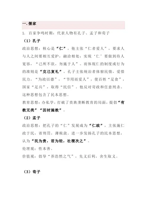 第8篇：中国古代思想史
