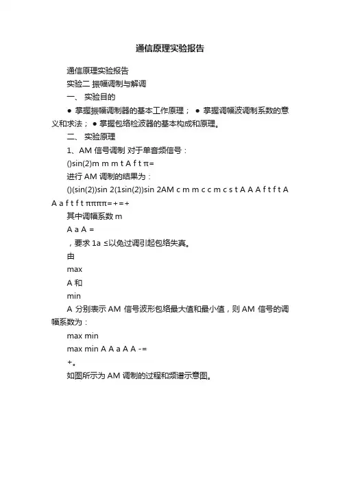 通信原理实验报告