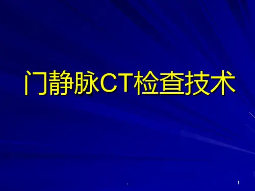门脉CTVPPT课件