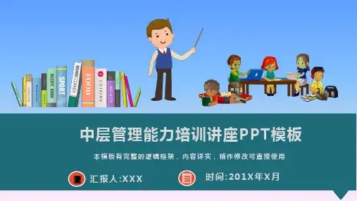 中层领导管理能力培训课程PPT模板(图文)