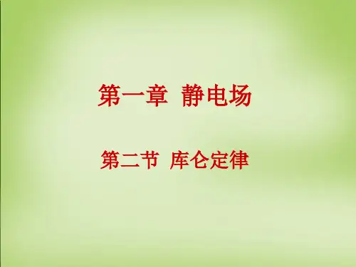 1.2《库仑定律》ppt课件