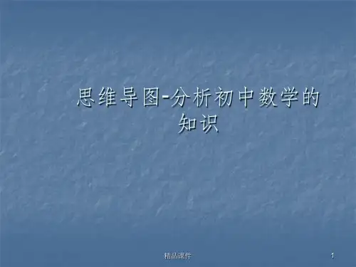 思维导图图解初中数学知识