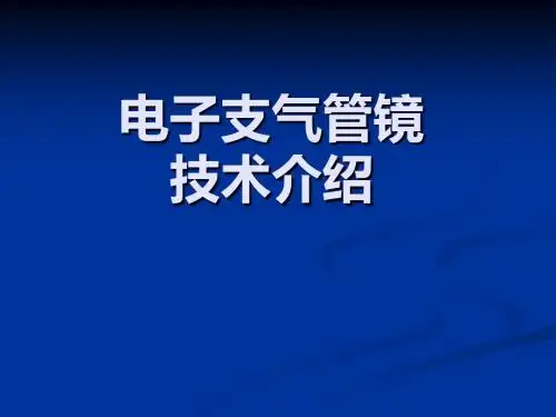 《支气管镜进修汇报》PPT课件ppt课件