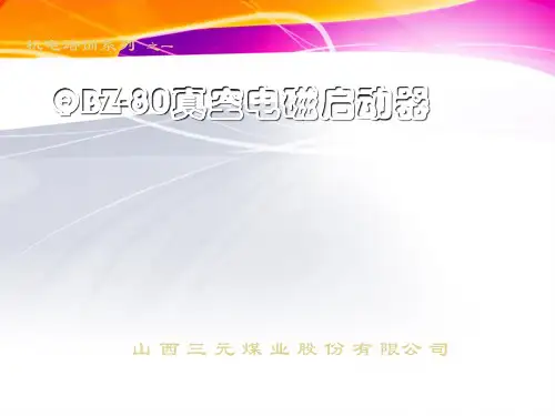 QBZ-80真空磁力启动器1