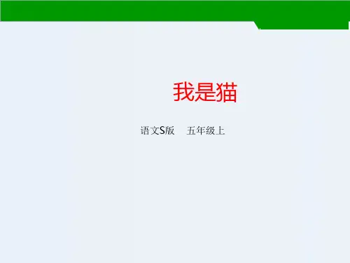 五年级上册语文课件-27 我是猫｜语文S版 (共20张PPT)