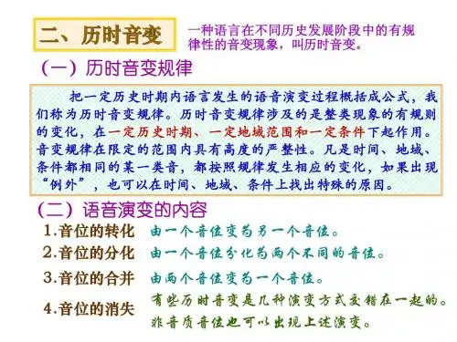 语言系统的发展