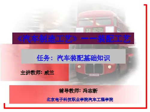 《汽车制造工艺流程》PPT课件
