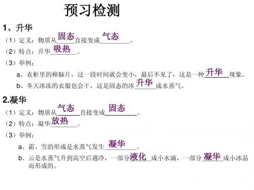 3.4升华和凝华