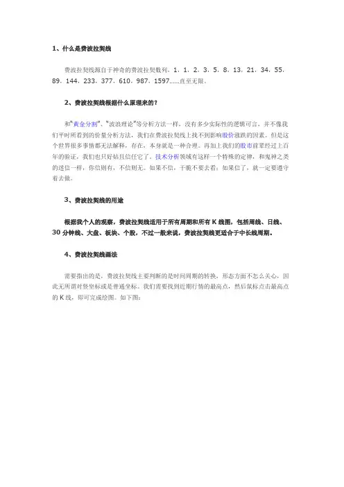 斐波那契线